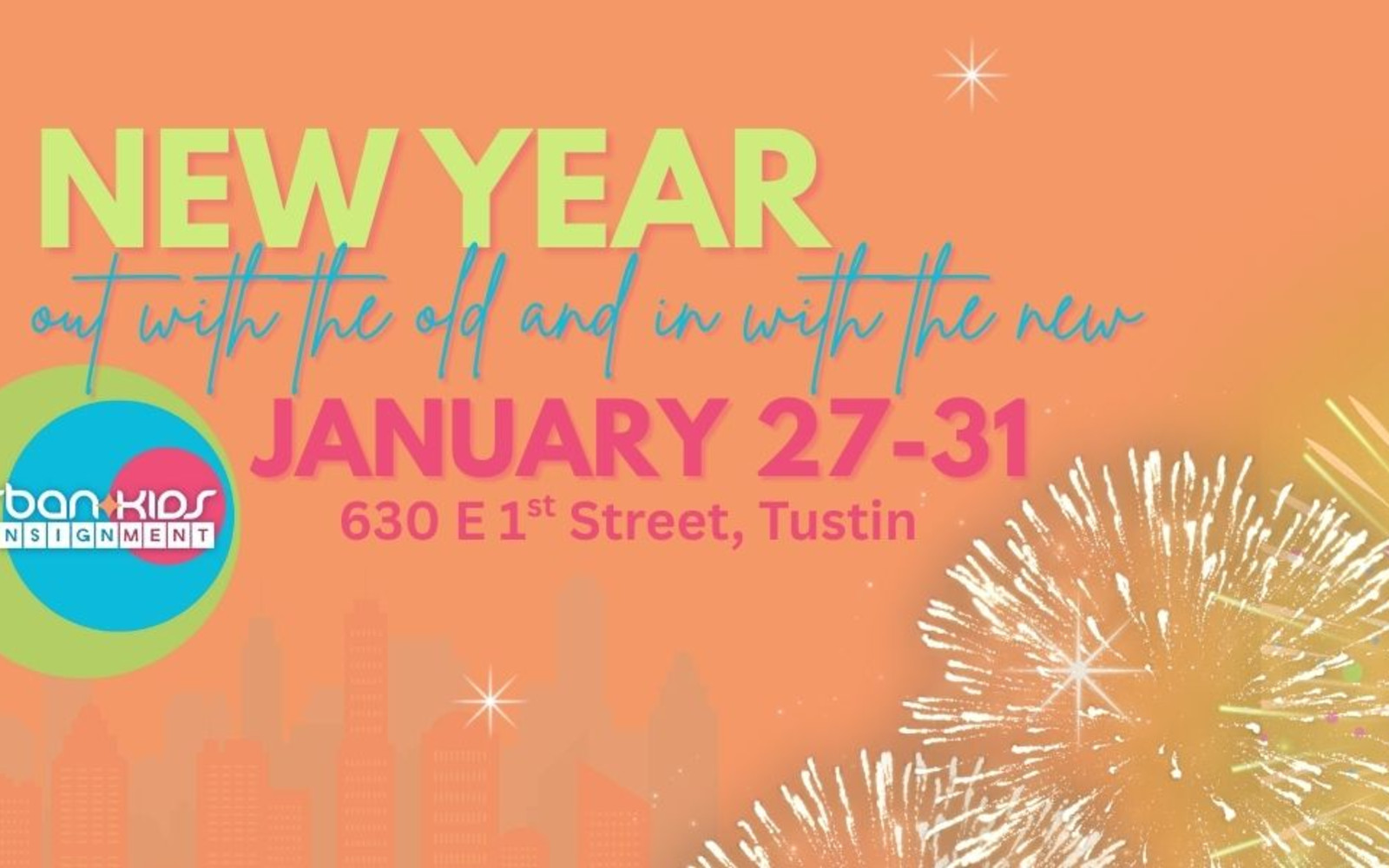 Urban Kids Consignment January 2026 Event in Tustin