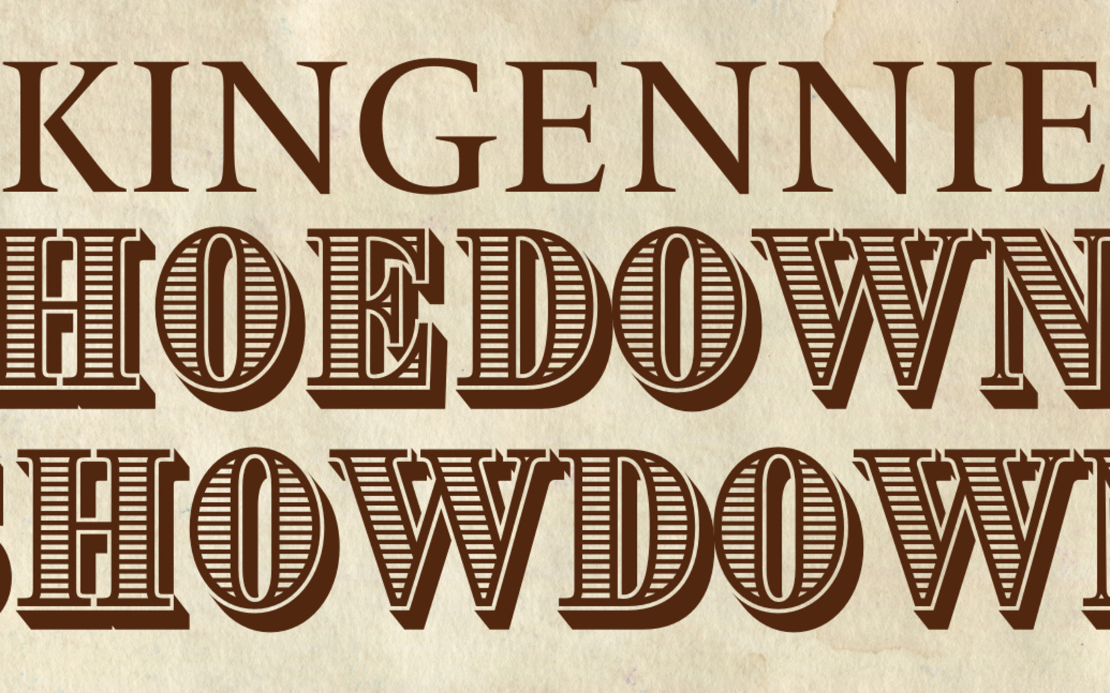 Kingennie Hoedown Showdown