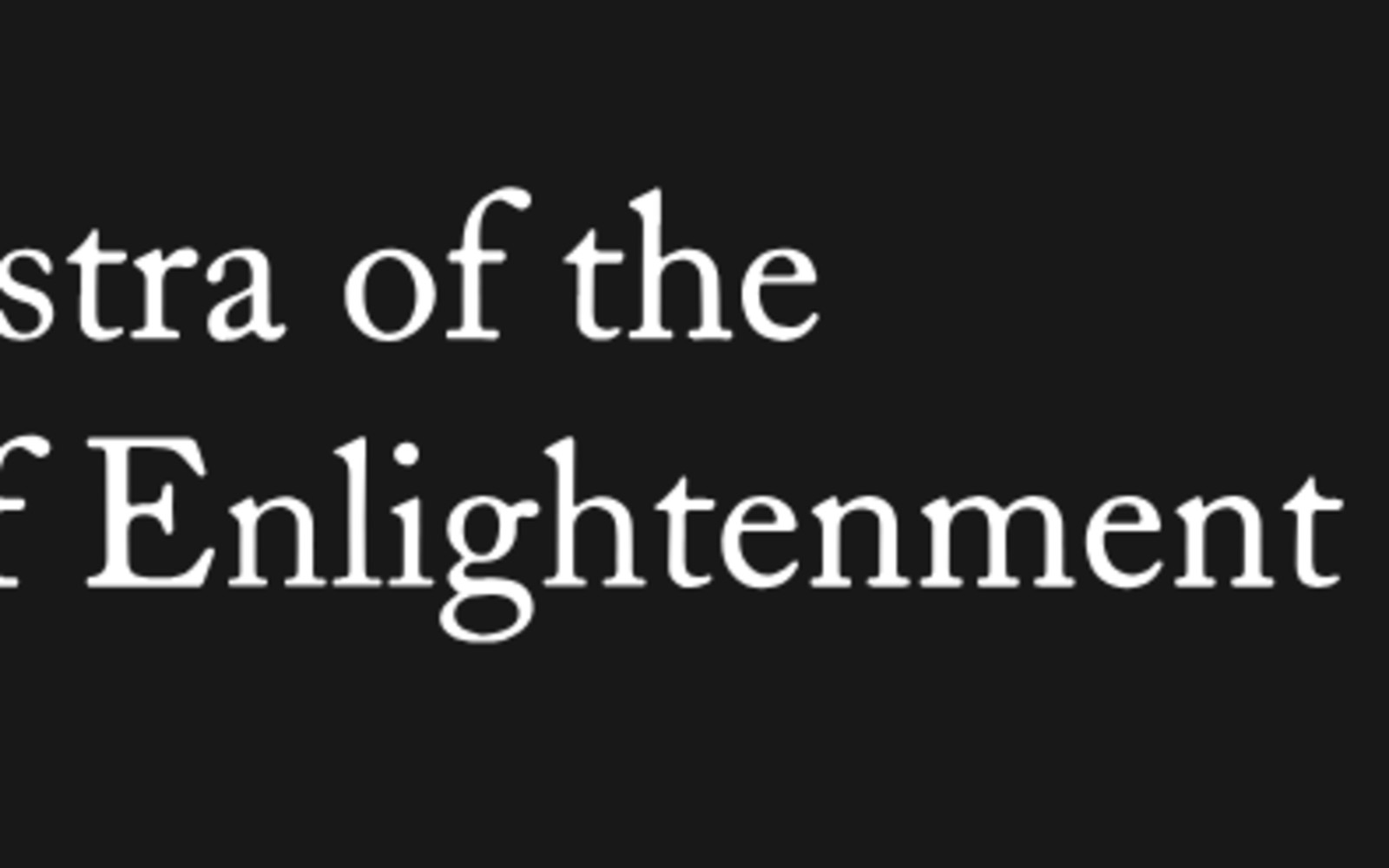 THE ORCHESTRA OF THE AGE OF ENLIGHTENMENT presents Baroquebusters