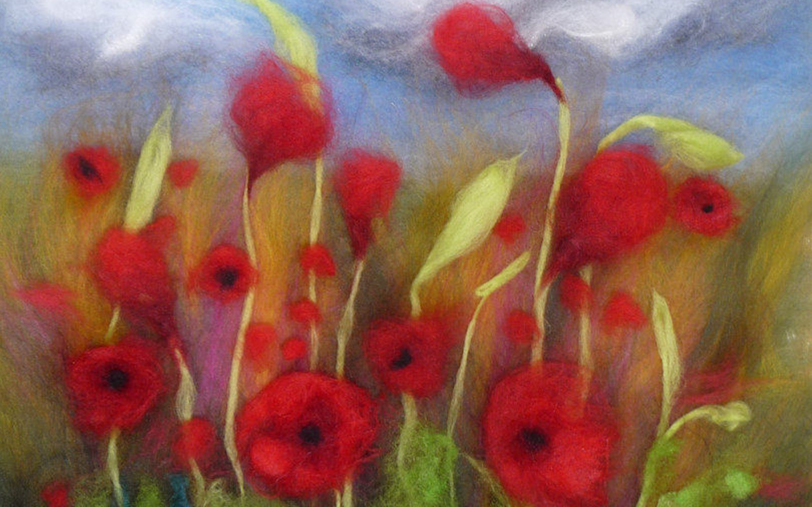 Mixed media painting by Lydia Rain