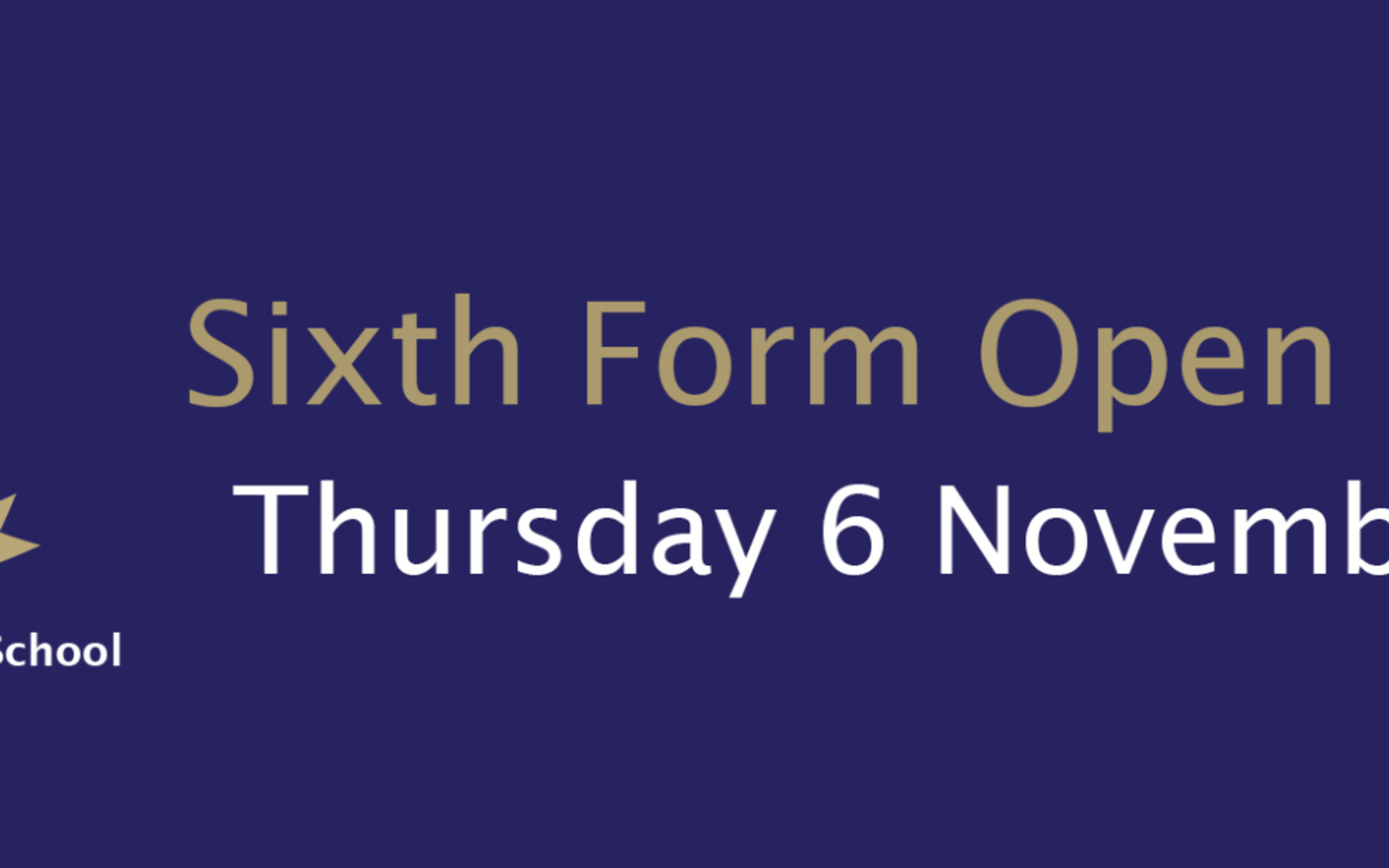 Sixth Form Open Evening