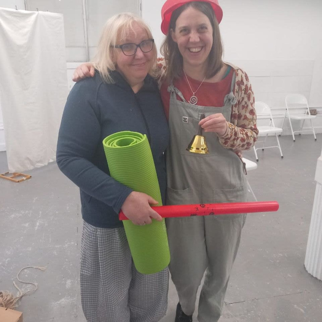Playing, Pausing, and Stuff - a day of Clowning Around in response to objects/props/things