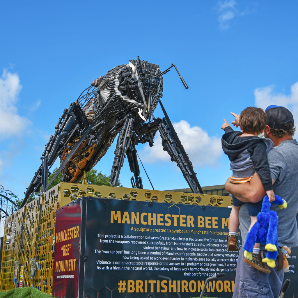 Coronation Dragon Sculpture At The British Ironwork Centre