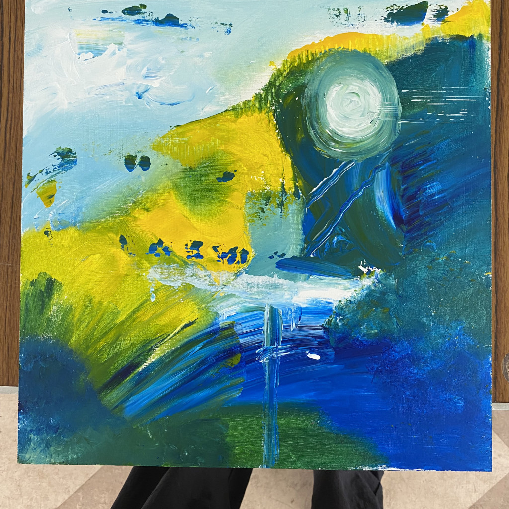 seascape in oils