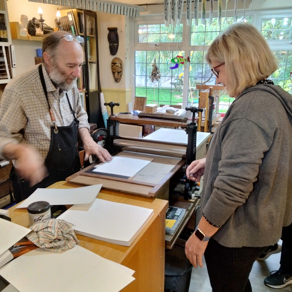 Draw, Proof, Print: 2-day lino cut course with Eric Gaskell and Steve Davies