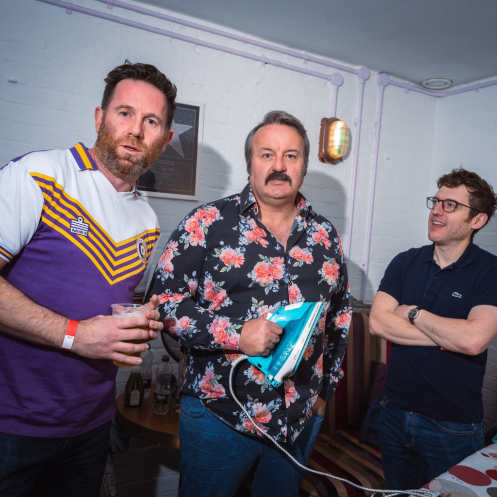 The hosts of the podcast