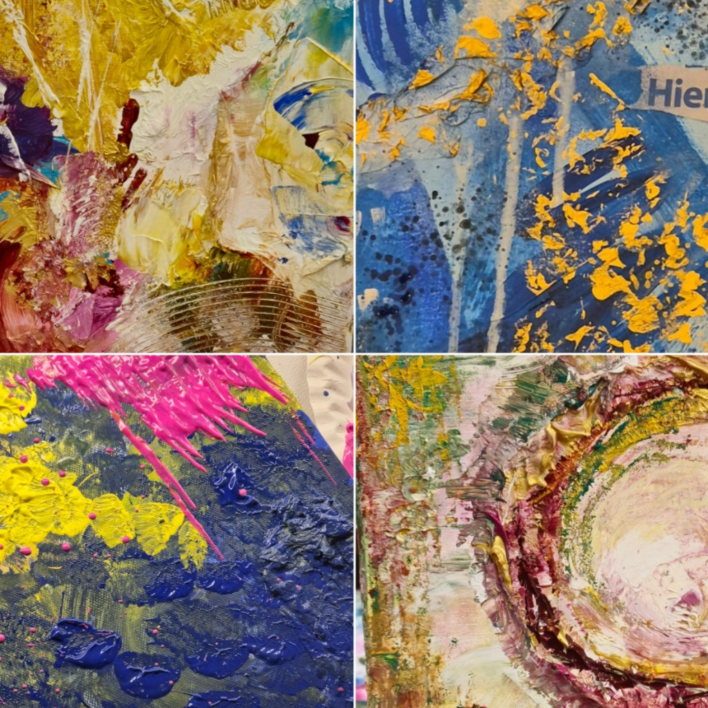 Freies, abstraktes Malen: Kreative Mal-Session mit Acryl & Mixed Media