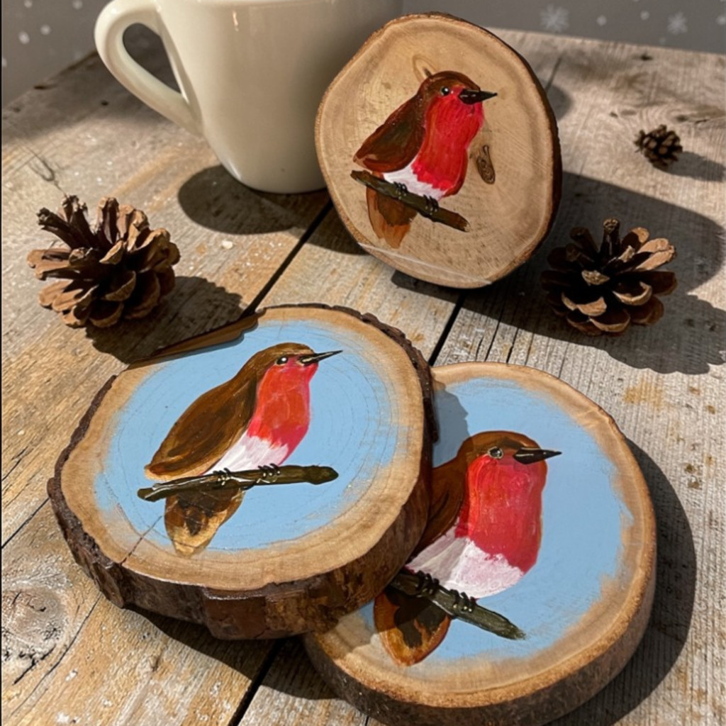 Festive Painting on Wood Workshop - 28th November 2026 - £90