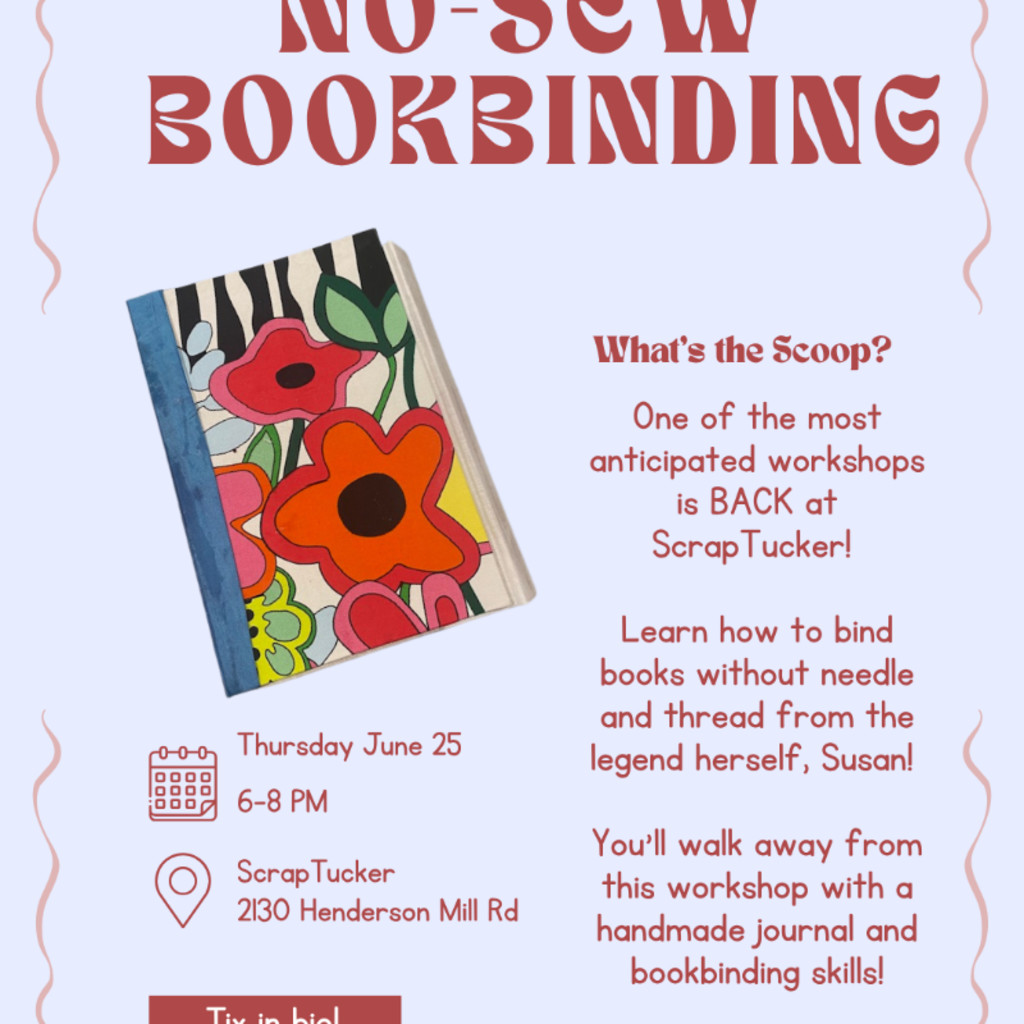 No Sew Book Binding with Susan @ ScrapTucker