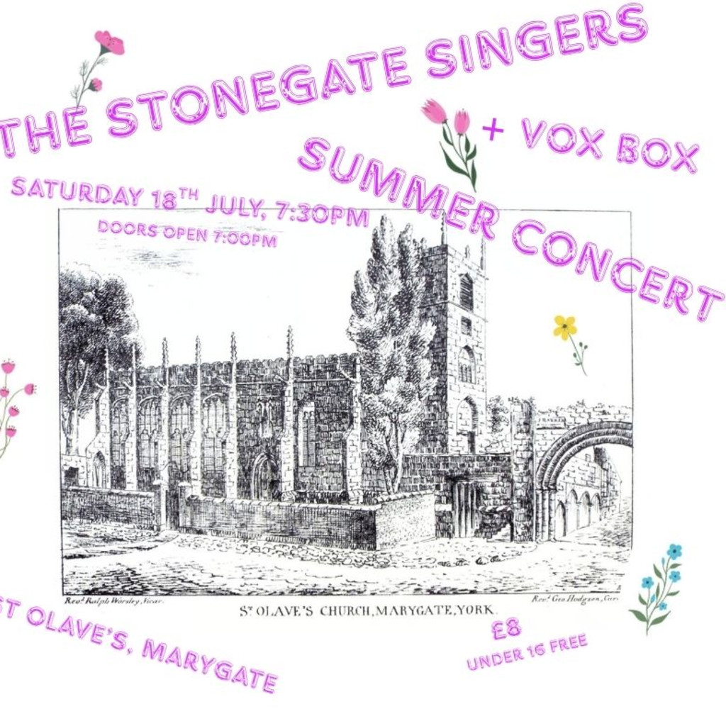 Stonegate Singers Summer Concert