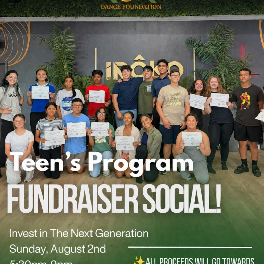 Iroko Teens Sunset Fundraiser Salsa & Bachata Social
