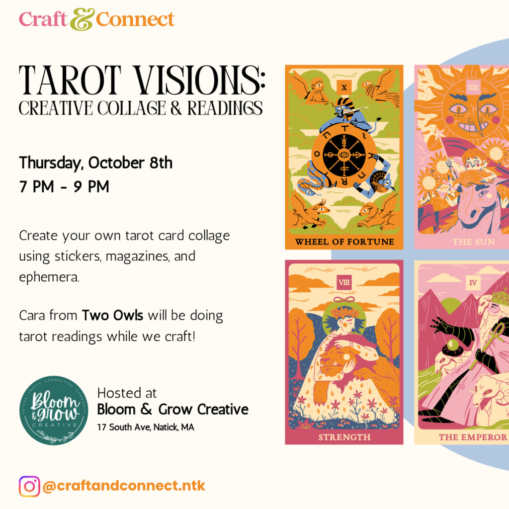 Tarot Visions: Creative Collage & Readings