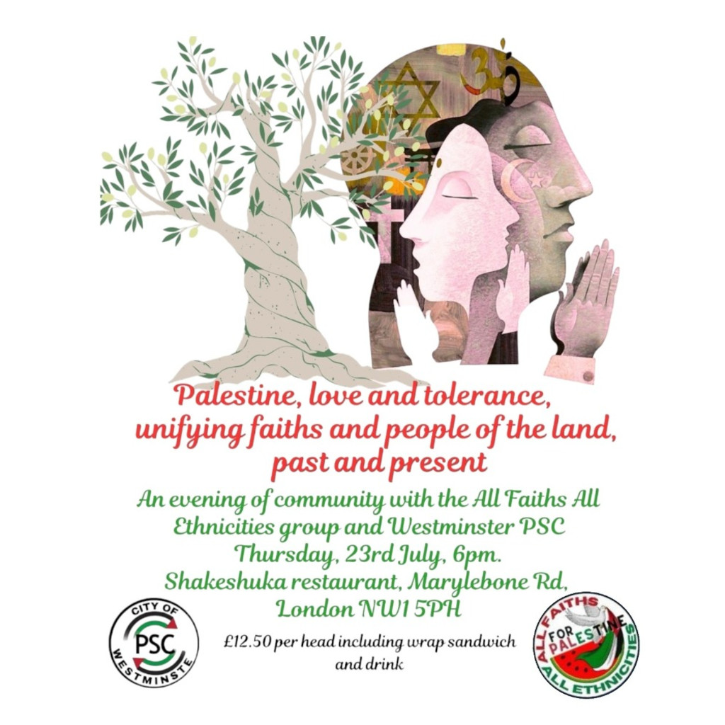 Palestine, love and tolerance community gathering