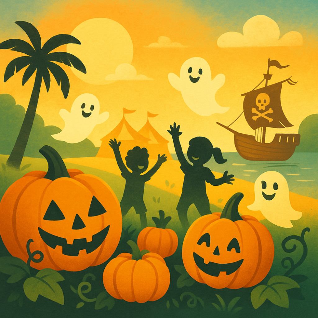 Daytime at Halloween Island