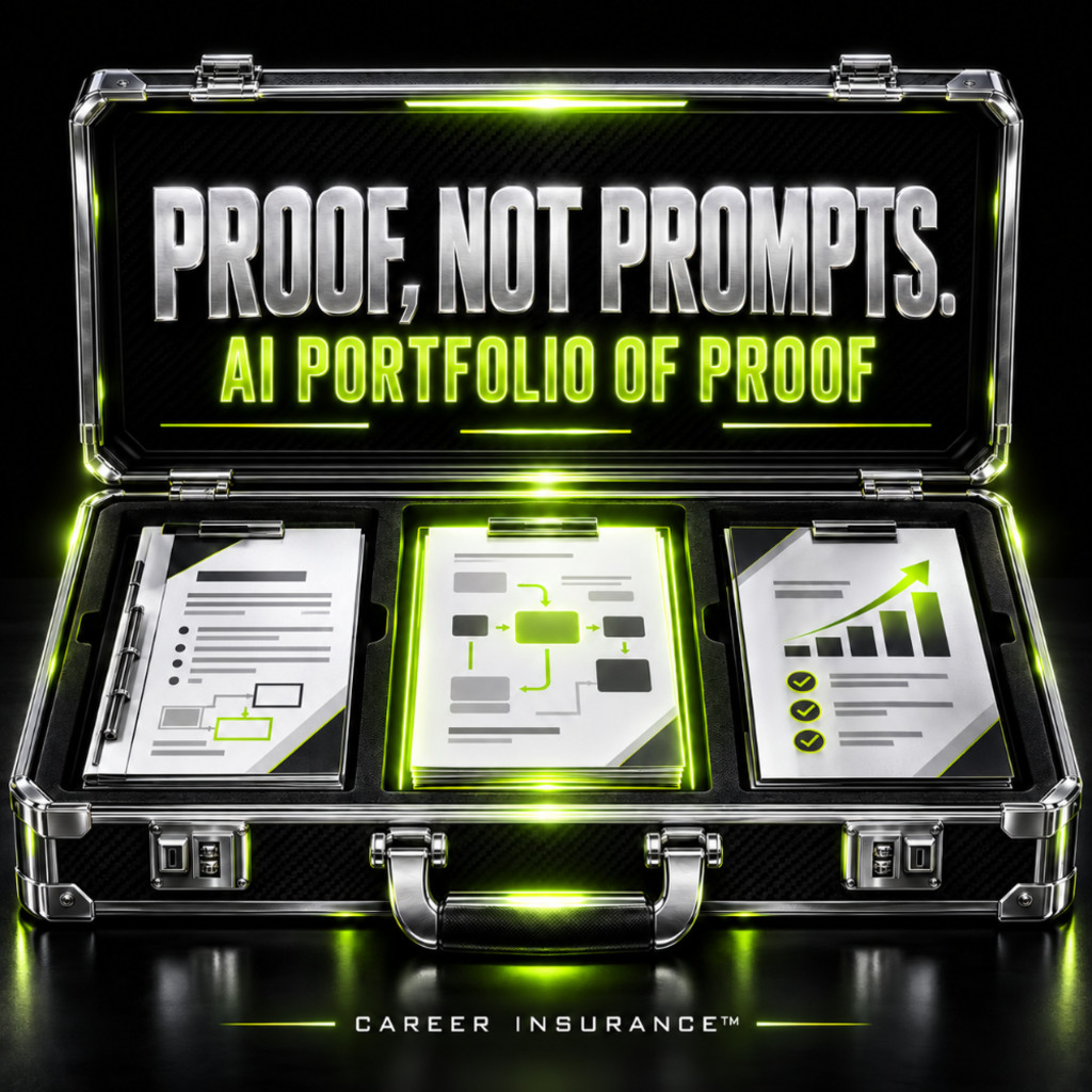 AI Proof, Not Prompts™  Build an AI work portfolio you can show and use. Earn a certification that never expires.