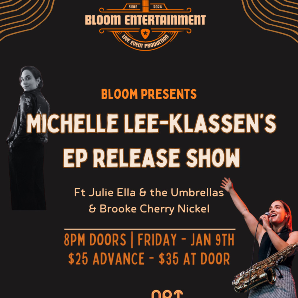 Bloom Presents - Michelle Lee-Klassen's EP Release Show
