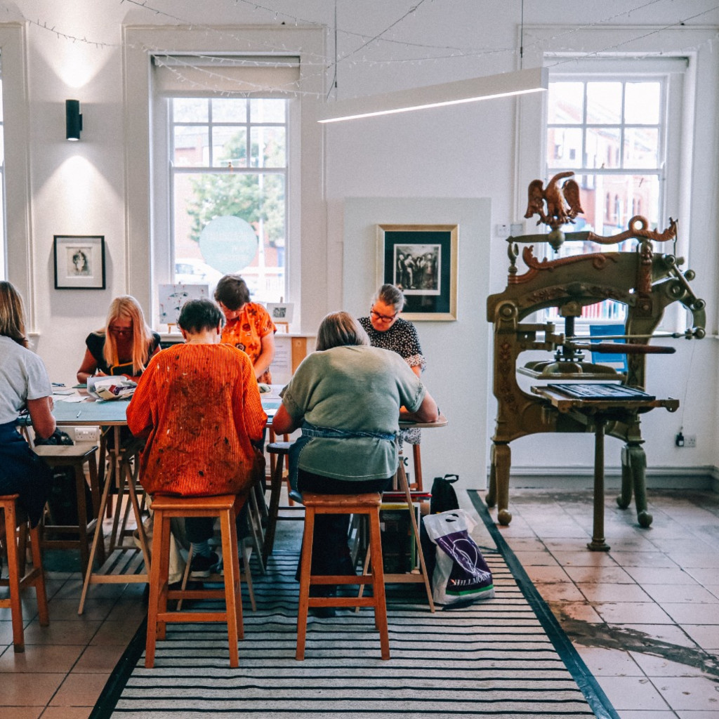 Fundamentals of Printmaking 2 (intermediate) six week course