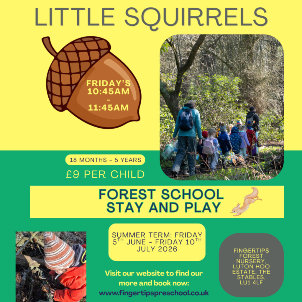 Little Squirrels Stay & Play 10:45AM - 11:45AM