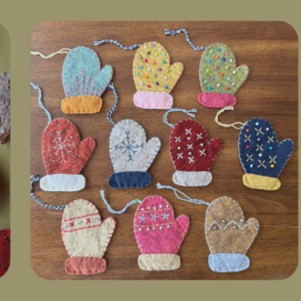 Embroidery Workshop: Felt Ornaments