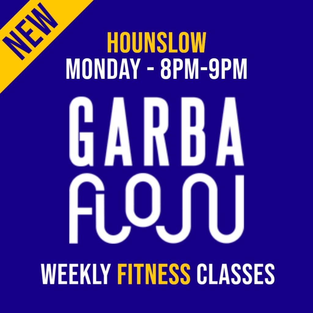 Monday - Hounslow - July, August, September 2026 - Garba Fitness Class 8pm to 9pm