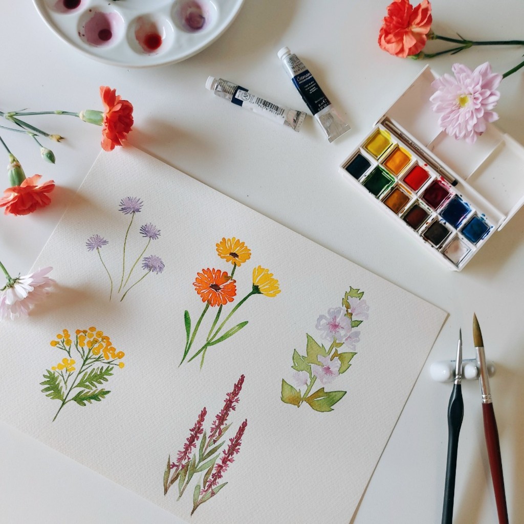 Summer Wildflower Watercolours with Holly Foskett-Barnes