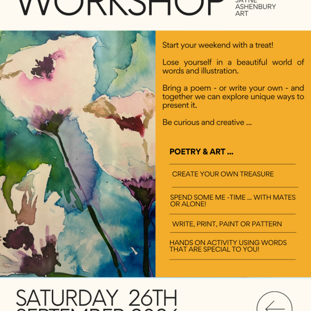 POETRY AND ART - a writing & illustration workshop