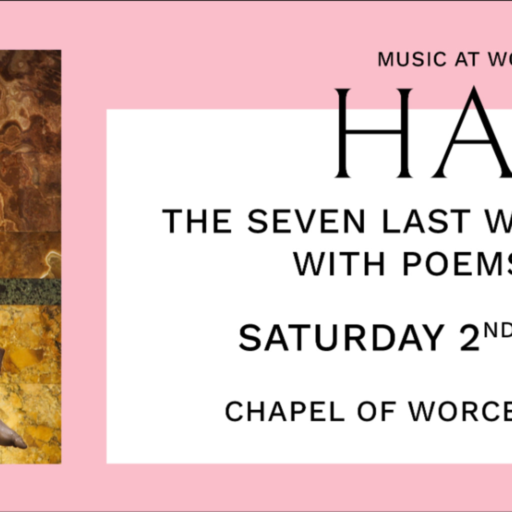 Haydn: The Seven Last Words from the Cross, with poems by Ruth Padel