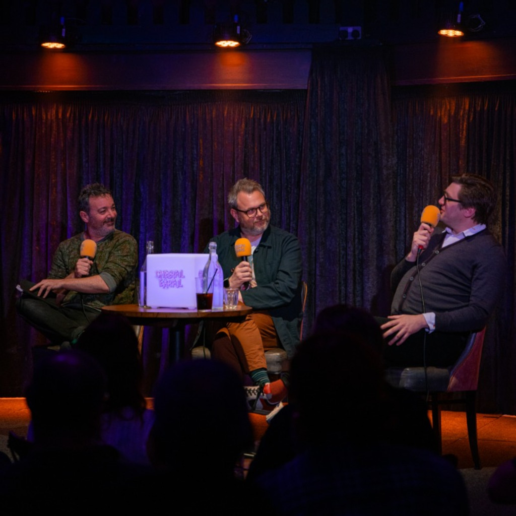 The hosts of the podcast