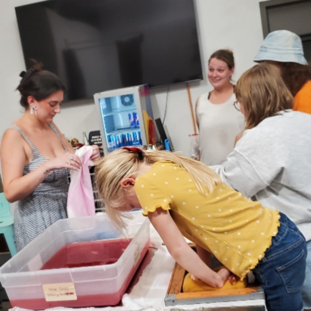 Scrappy Papermaking - Family Sundays @CreateATL