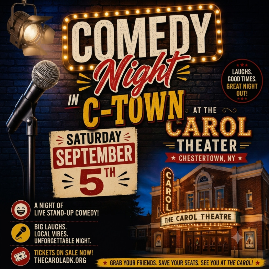 Live Stand-Up Comedy Night at The Carol Theatre!