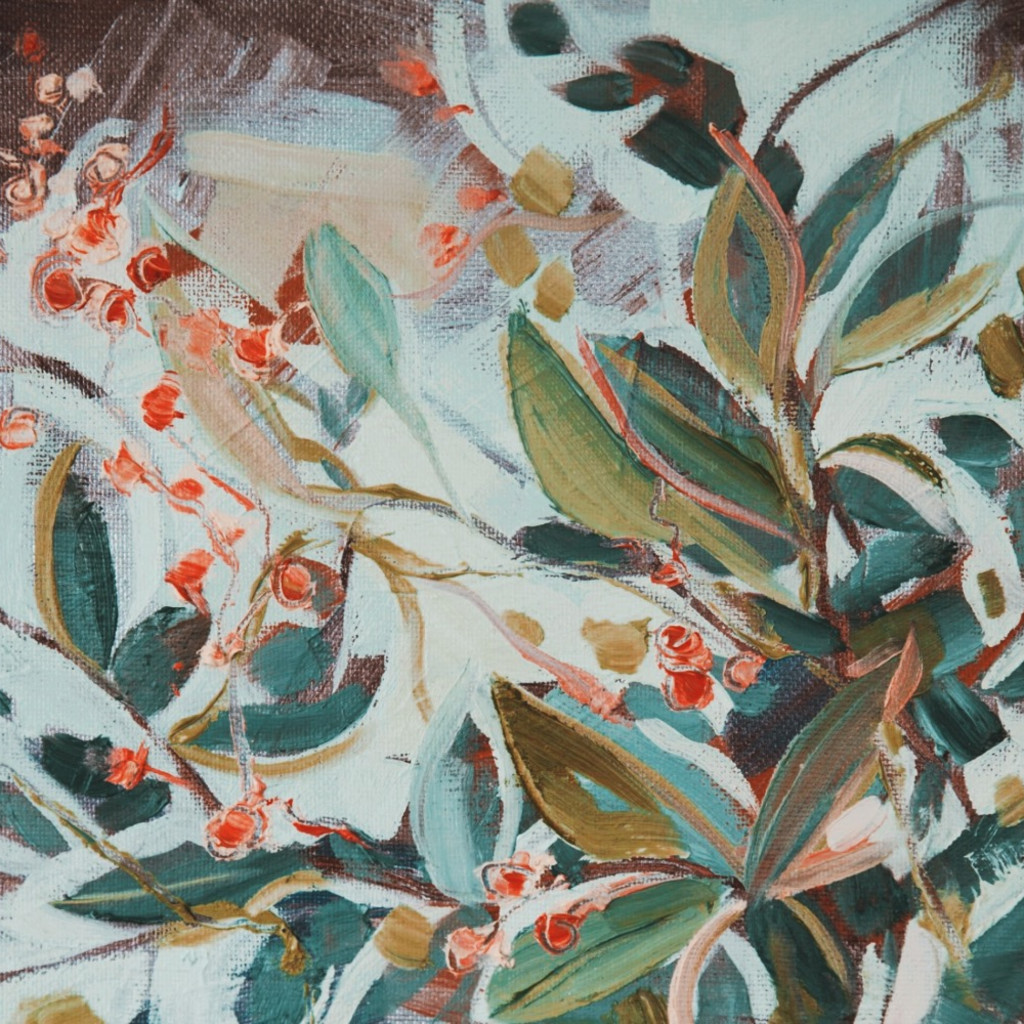 Oil Painting with Palette Knife | Impressions of the Wild | Autumn Flowers & Foliage