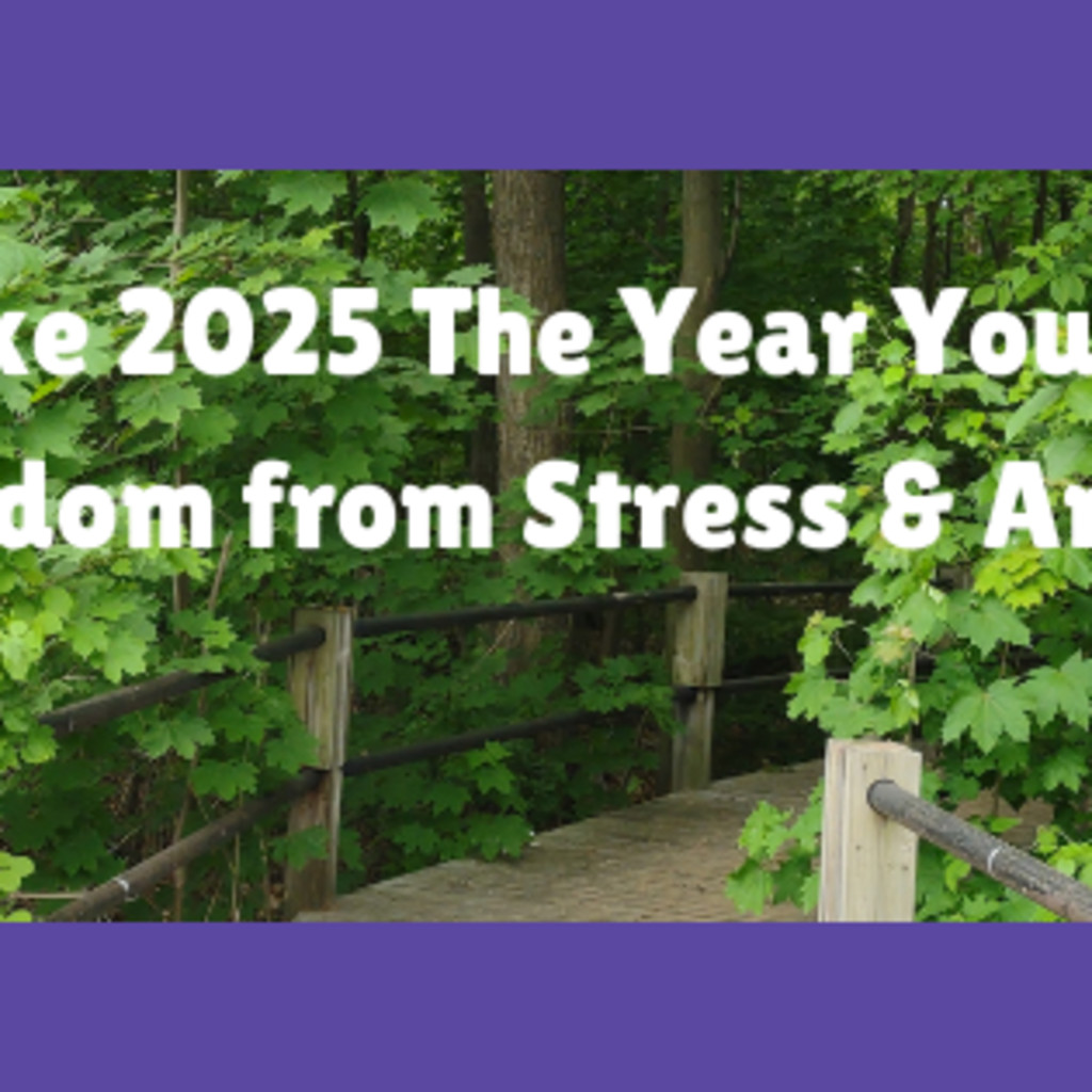 Make 2025 The Year You Find Freedom from Stress & Anxiety