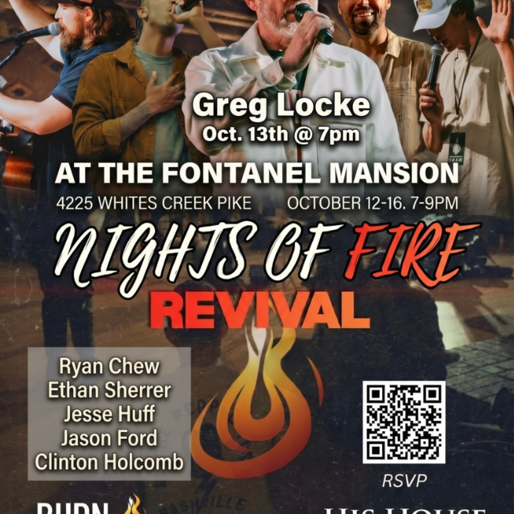REVIVAL NIGHTS OF FIRE - Oct 12th thru 16th - With GREG LOCKE ON 10/13