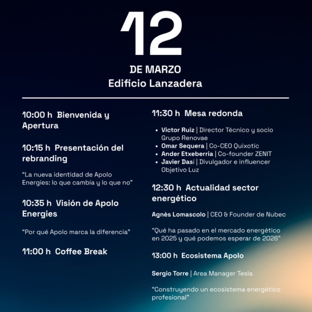 Evento Apolo energies
