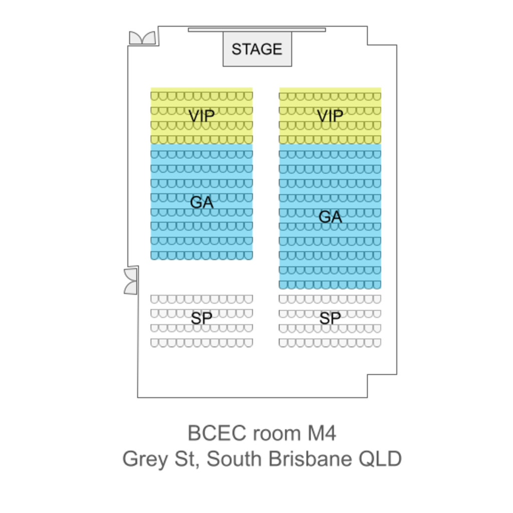 BCEC Seat Chart