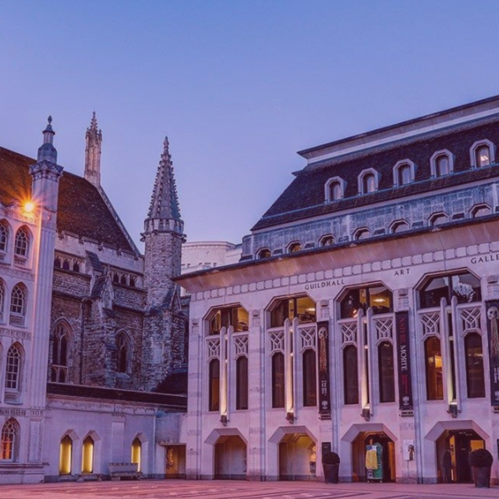 Guildhall at sunset