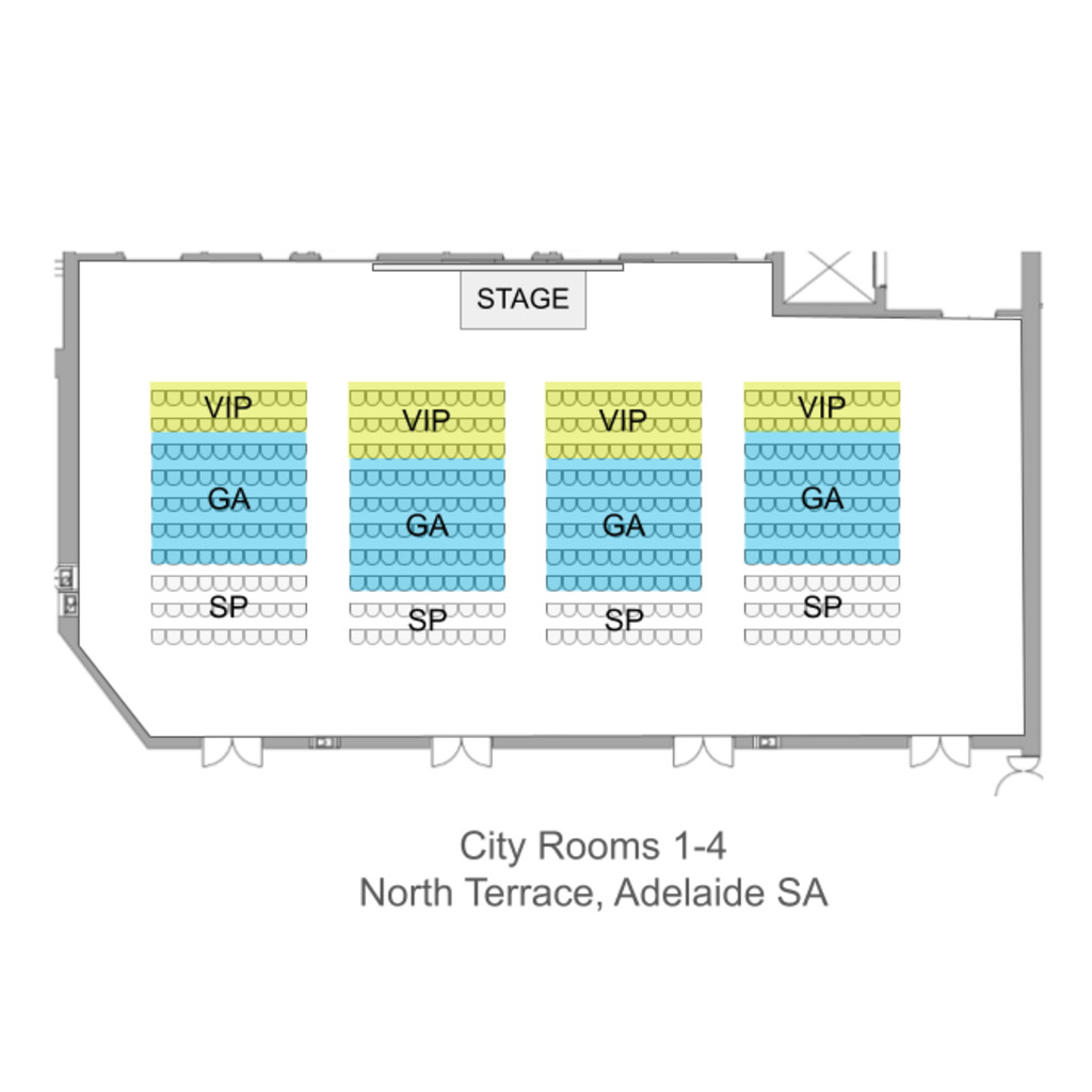 Adelaide Seat Map