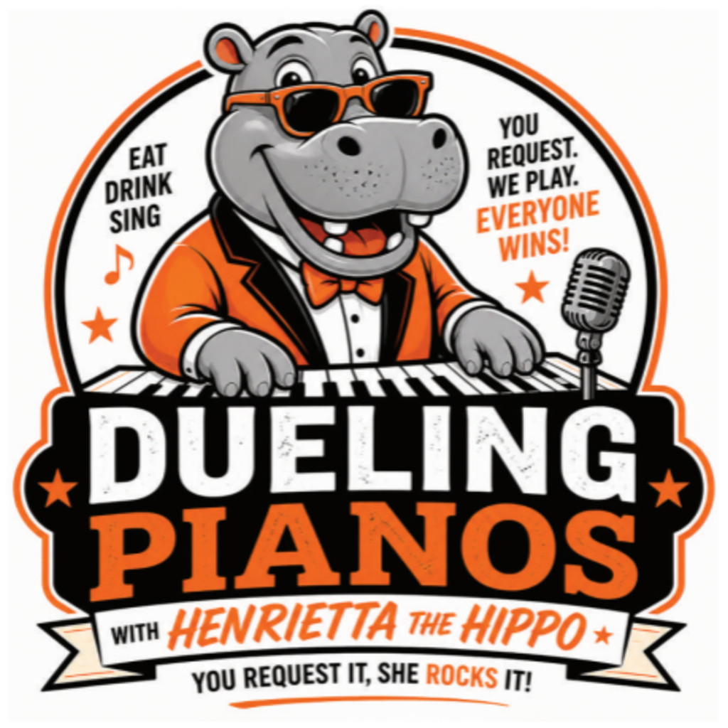 Dueling Pianos with Henrietta the Hippo