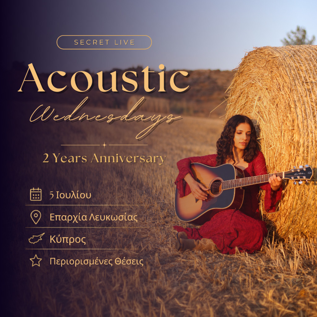 Acoustic Wednesdays: Secret 2nd Anniversary Live