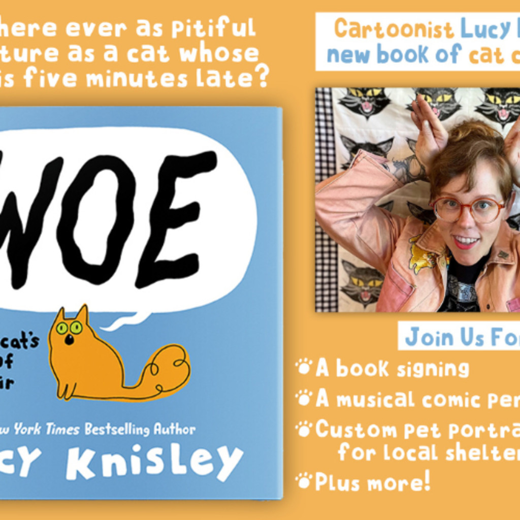 Woe Book Launch: A Celebration of Cats & Books with Lucy Knisley