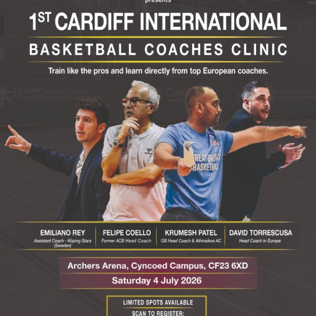 Image for 1st Cardiff International Coaches Clinic, with Emiliano Rey, Felipe Coello, Krumesh Patel and David Torrescusa