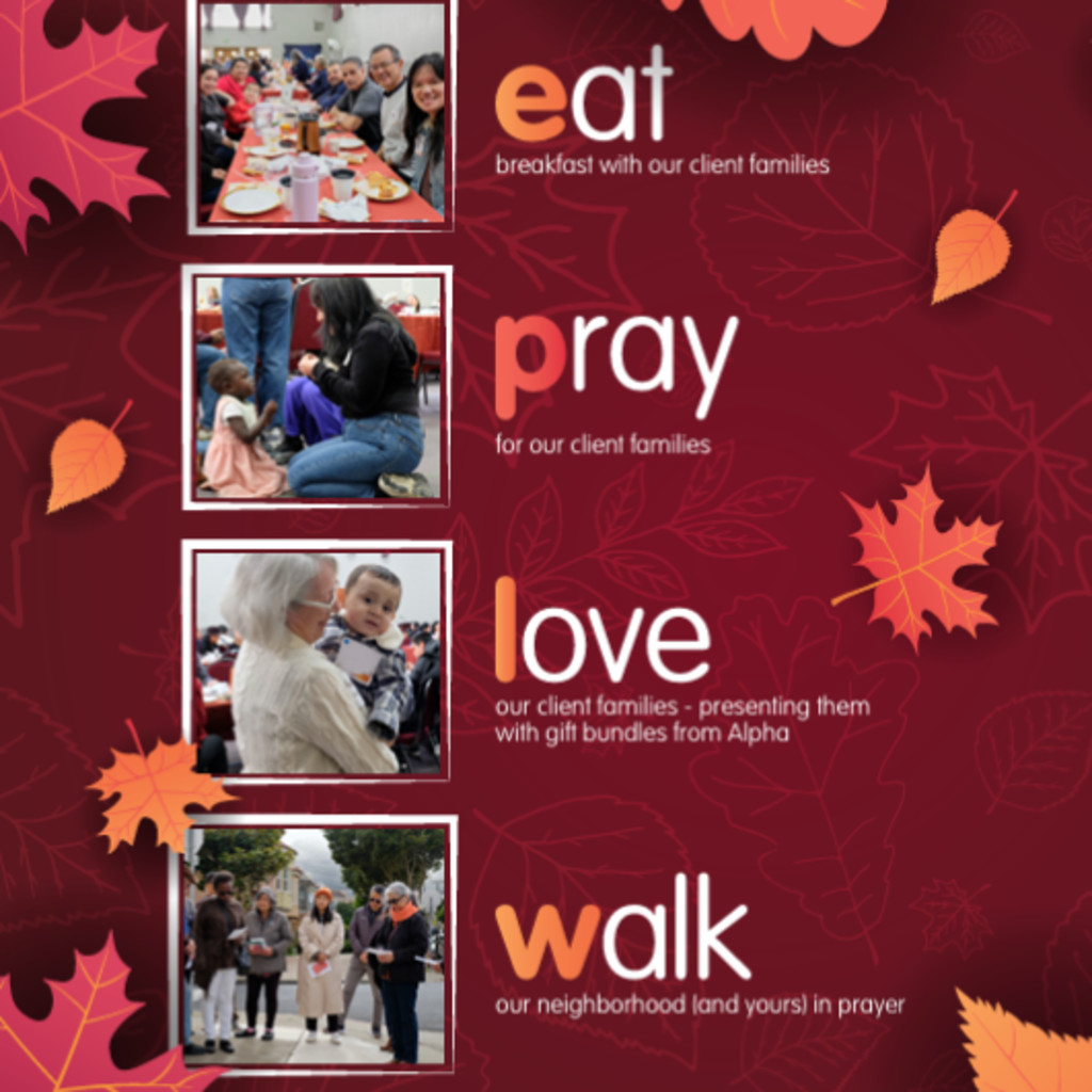 2026 Eat, Pray, Love & Walk