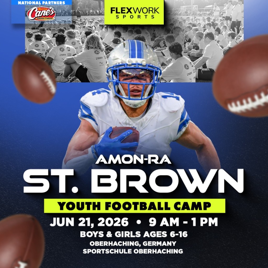 AMON-RA ST. BROWN YOUTH FOOTBALL CAMP - OBERHACHING