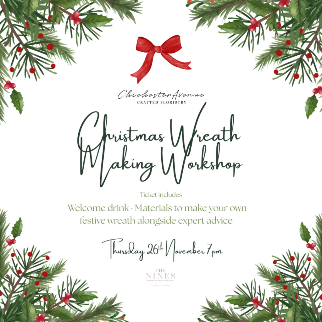 Festive Wreath Making Workshop with Chichester Avenue