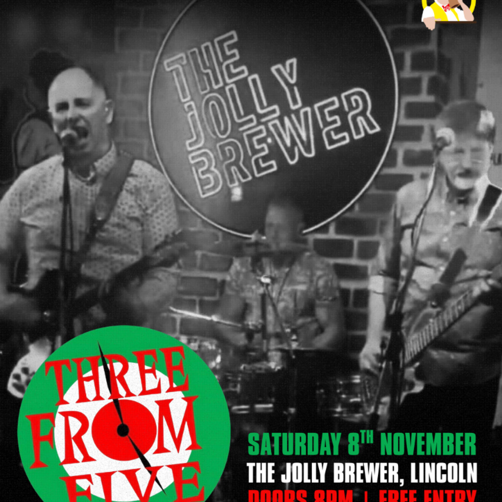 MOD NIGHT - Three From Five - Live Band with Vinyl Aftershow