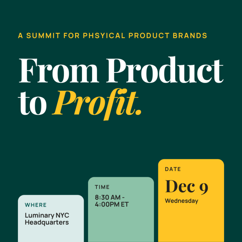 From Product to Profit