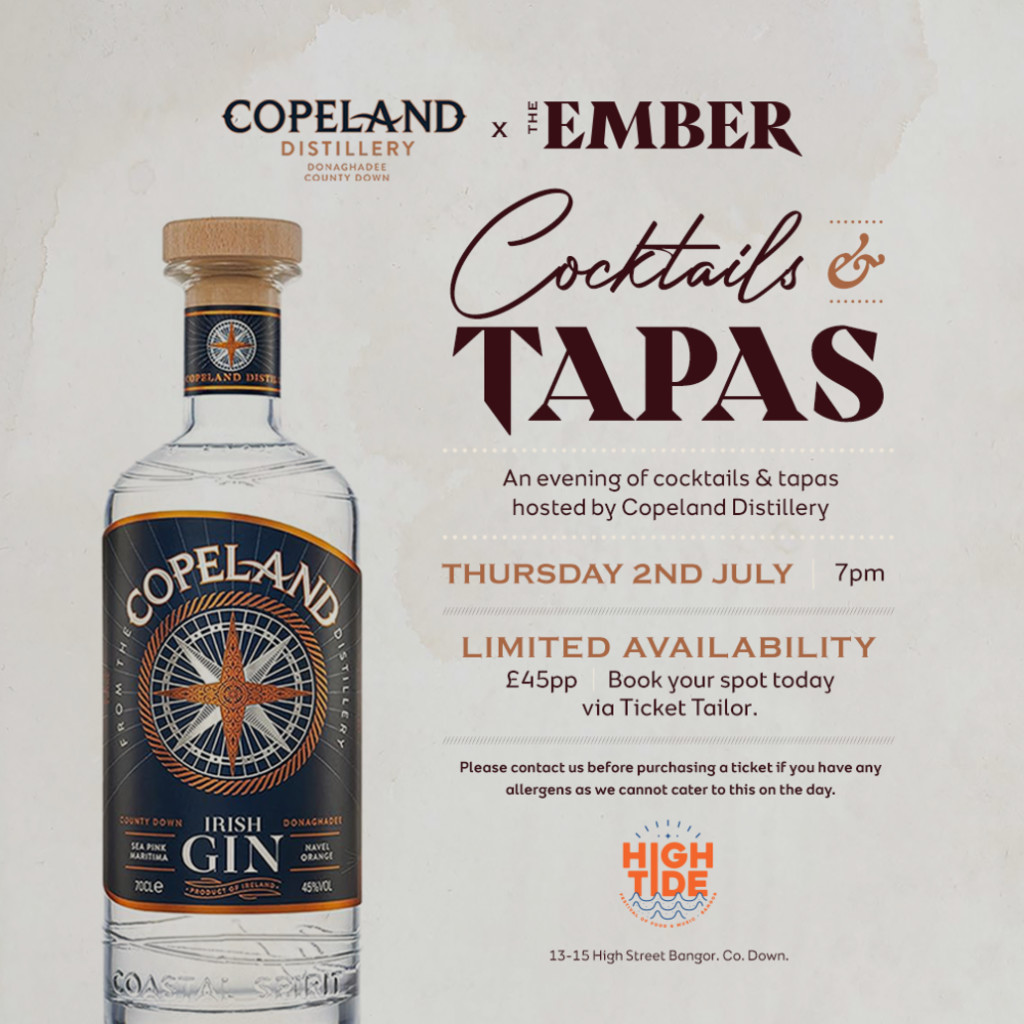 Copeland Distillery x The Ember: Cocktails & Tapas