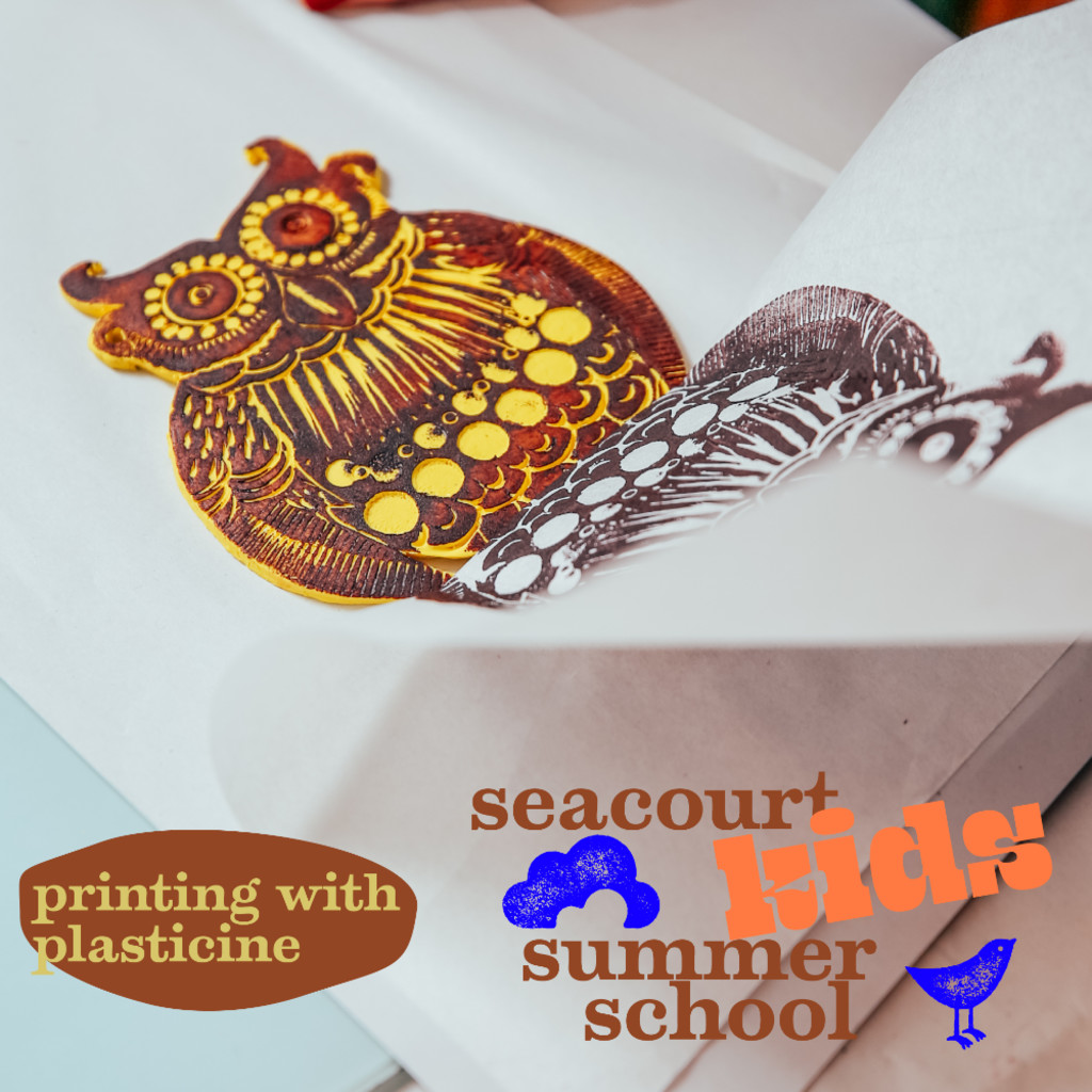 Seacourt Kids! Printing with Plasticine