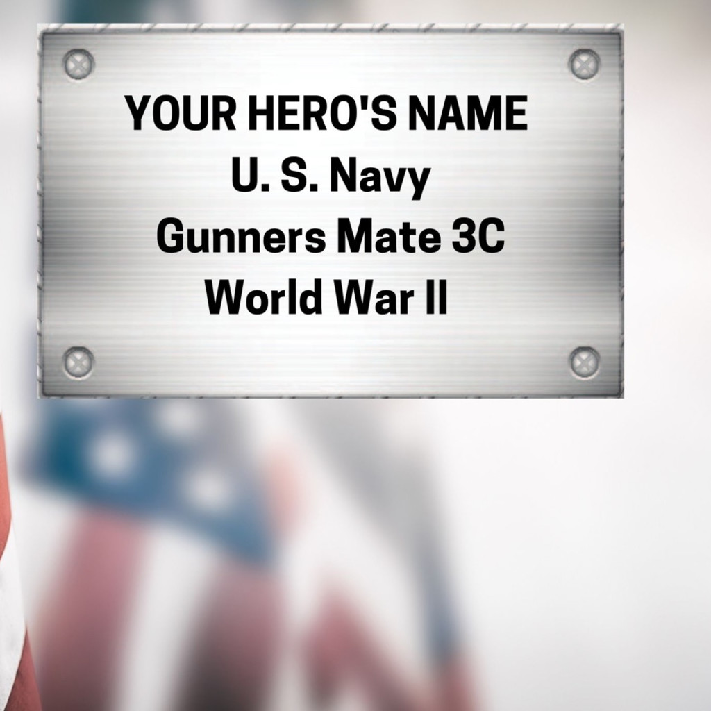 Hero Memorial Commemorative Nameplates
