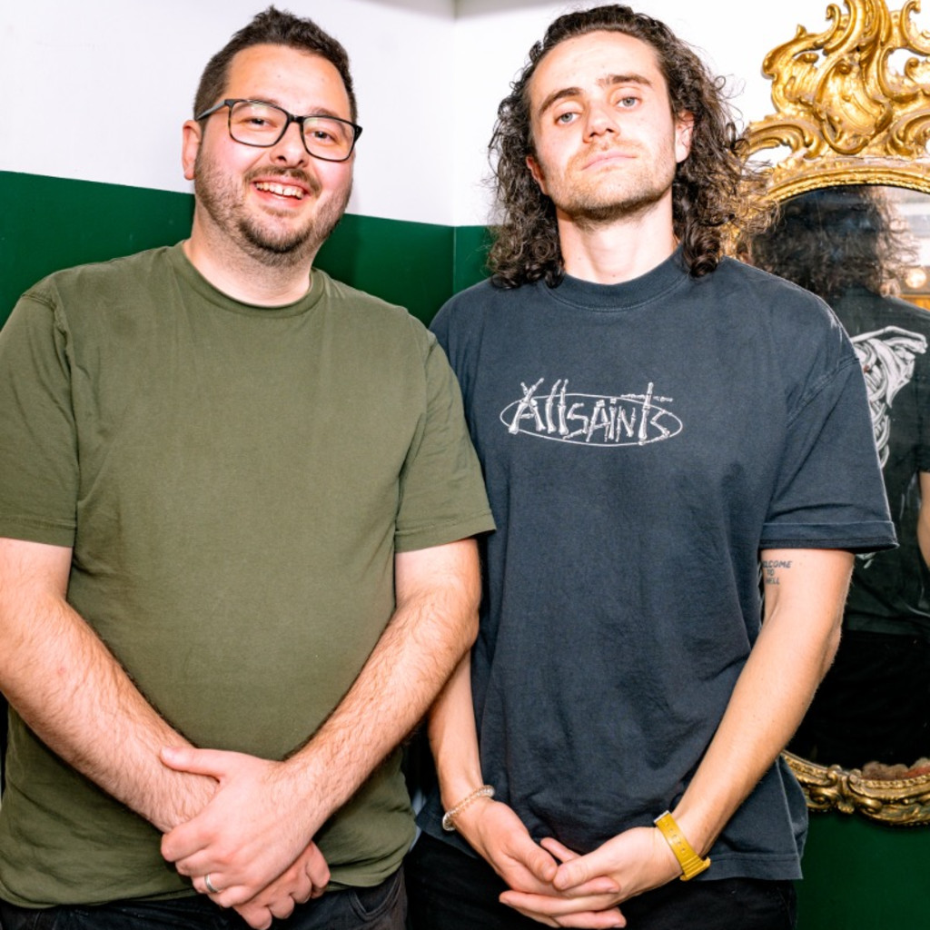 The hosts of the podcast